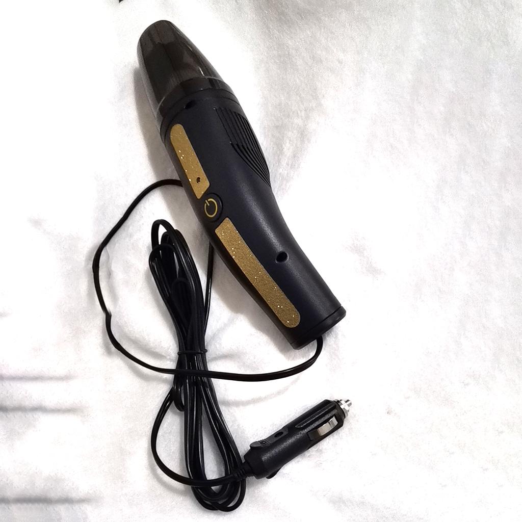 Portable Car Vacuum Cleaner Use 12000PA High Power with Long Nozzle Operate Rechargeable Handheld