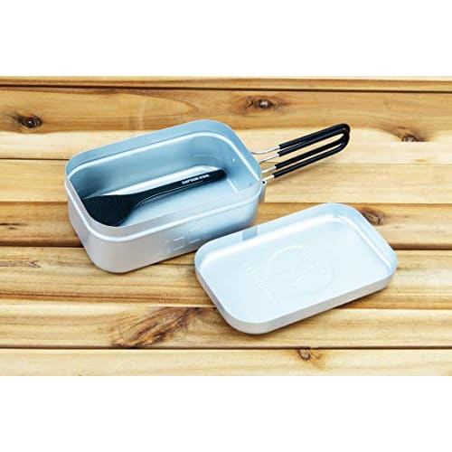 CAPTAIN STAG (CAPTAIN STAG) Double Embossed Mini Rice Scoop, 16cm, Made In Japan, UH-3035, Black