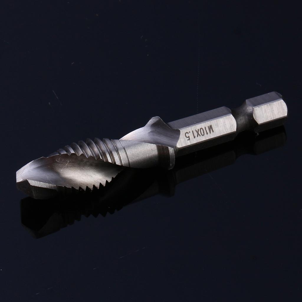M10 HSS 1/4\" Šestihranná stopka Vrták a závitník Kuželové vrtáky Díl elektrického nářadí