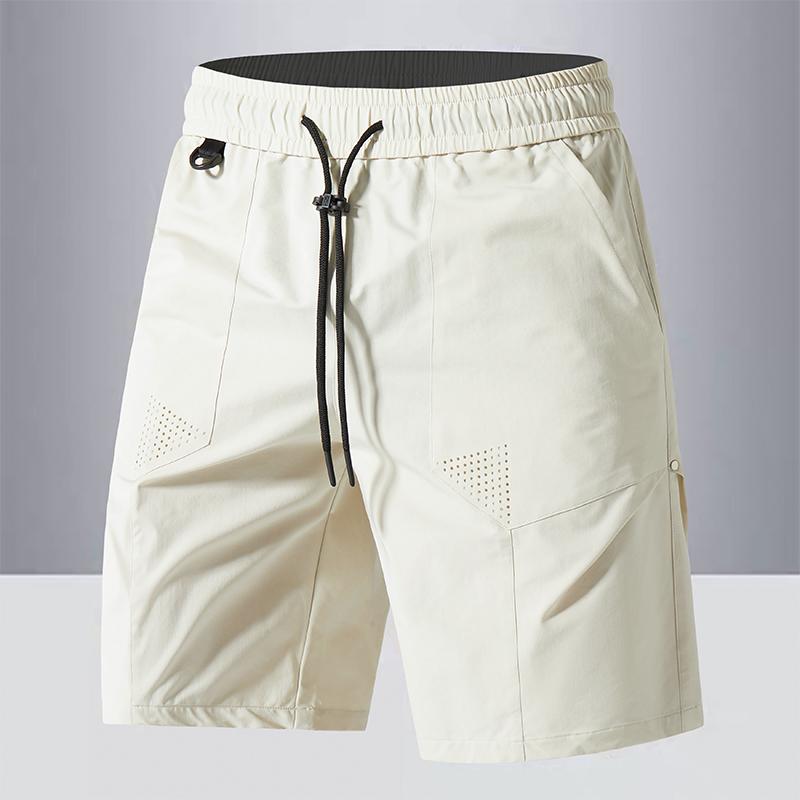 Summer Men's Workwear Shorts, Loose Straight Leg Casual Sports Shorts, Versatile Cropped Shorts
