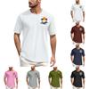 Men's Round Neck Casual Printed Short Sleeve T-Shirt
