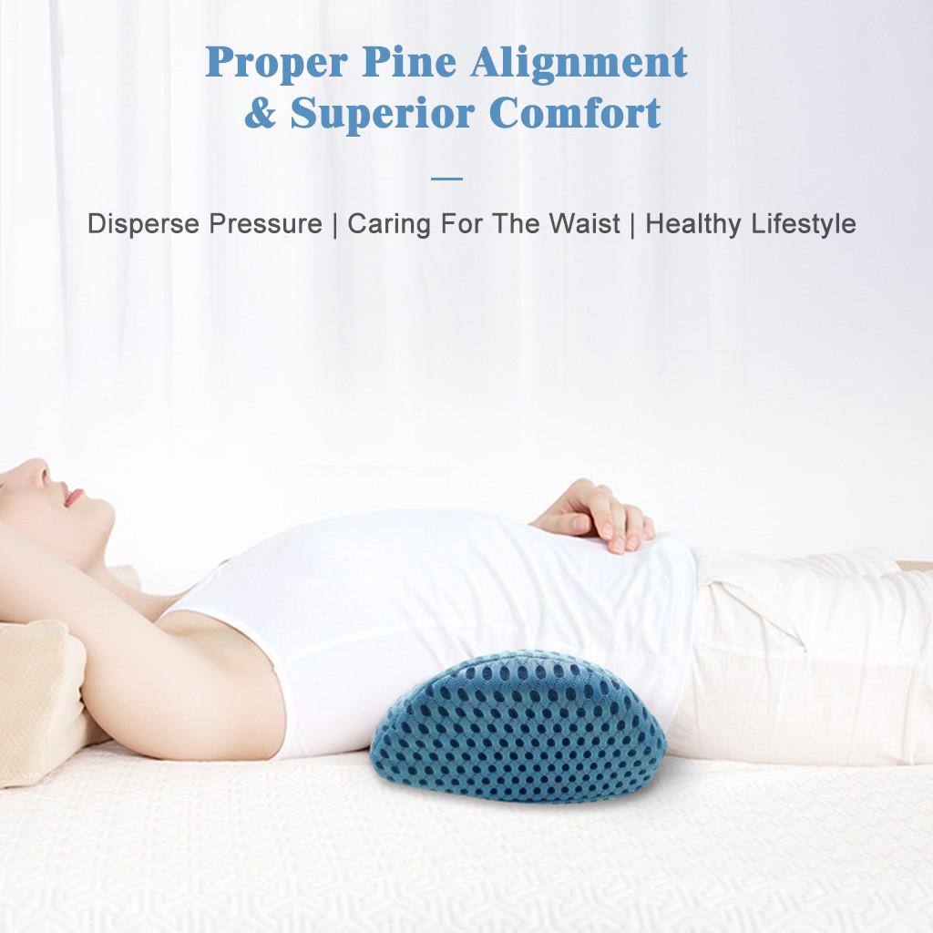 Lumbar Back Memory Foam Support Back Cushion Home Office Car Seat