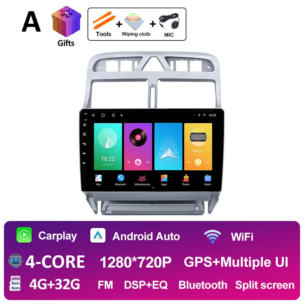 Car Video Audio Multimedia Player For Peugeot 307 307CC 307SW 2002 2003 2004 2005 - 2013 Navigation GPS DSP Stereo Accessories