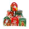 Christmas Hand-held Rope Apple Candy Packaging Box, Christmas Eve Peace Fruit Biscuit Creative Gift Baking Paper Box