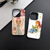 Sarah Kay Girls Cute Frosted Phone Case For IPhone 17 16 15 14 Plus 13 12 11 Pro Max X Xs XR Silver Hard Cover