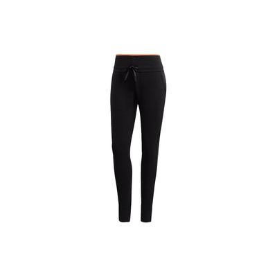 Pantalón deportivo ajustado y cómodo de color liso para mujer, color negro DY7344