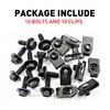 For Ford Body Bolts&U-nut Clips- Long- M6-1.0x20mm 10mm Hex- 20pcs (10ea) #150