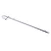 Stainless Steel Marine Yacht Kayaking Diving 16'' Rail Mount Flag Pole - Silver Surface polishing glossy and lustrous