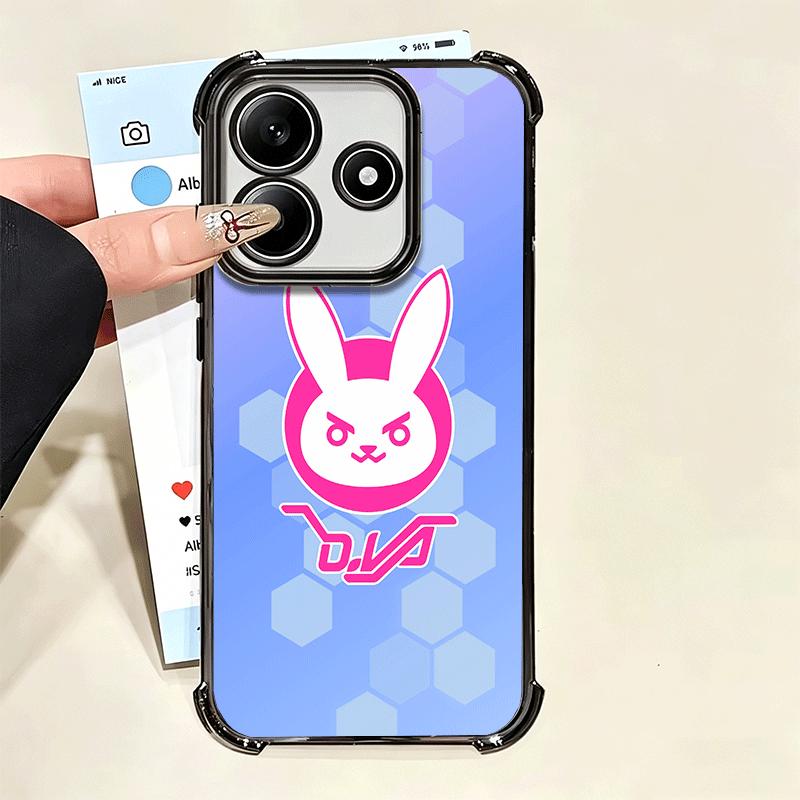 O-Overwatchs D-DVA Soft Phone Case For Xiaomi Poco X7 X8 Pro Max X6 X5 X3 F8 Ultra F7 M8 M7 M5S Redmi 15C 15A 15 14C 13C 12C 13