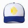 Camino De Santiago Symbol Large Yellow Scallop Shell cap fashion casual mesh sun hat Adjustable Breathable snapback hat