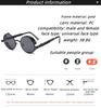 Steampunk Glasses New Fashion Round Sunglasses Europe And The United States Retro Glasses Trend Men and Women Models Sunglasses