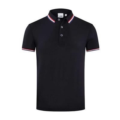 YHHC 98188  190G Kapok Mercerized Lapel Polo Shirt