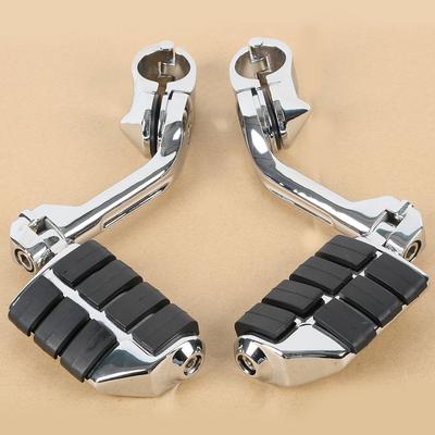 32mm Long Angle Highway Footpeg Ângulo ajustável compatível com Harley Touring Road King Ride Dyna Softail Sportster Honda Yamaha XV250 Universal