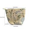 Ins Style Gentle Embossed Cosmetic Bag Portable Travel Storage Bag