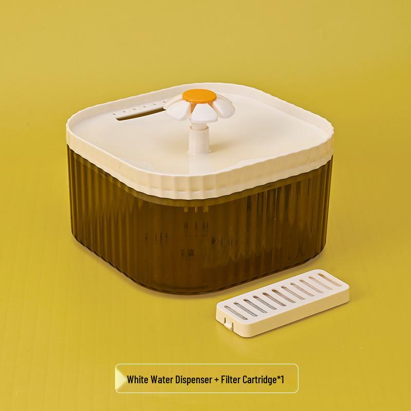 Smart Pet Water Fountain with Automatic Circulation and Filtered Flow for Cats and Dogs