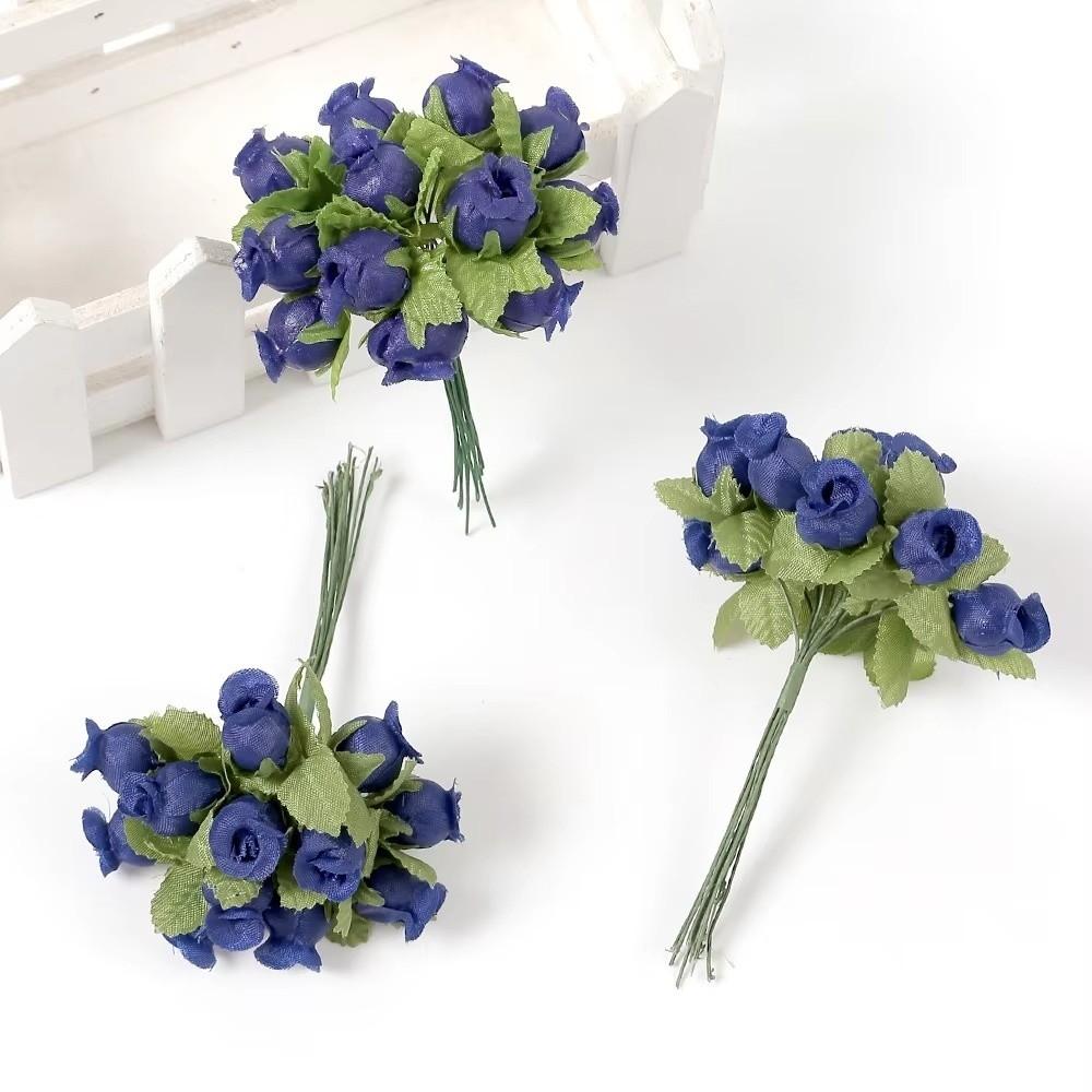 12 Huvuden Simulerad Rosbukett Silkesros Konstgjorda Blommor Heminredning Fotorekvisita