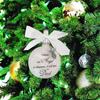 8cm Christmas Ball "I Have an Angel In Heaven "Pendants Memorial Pendant  Xmas Tree