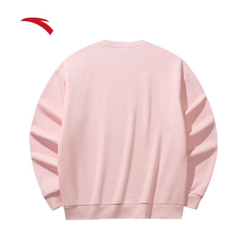 ANTA Fleece-Lined Crewneck Pullover Sweatshirt