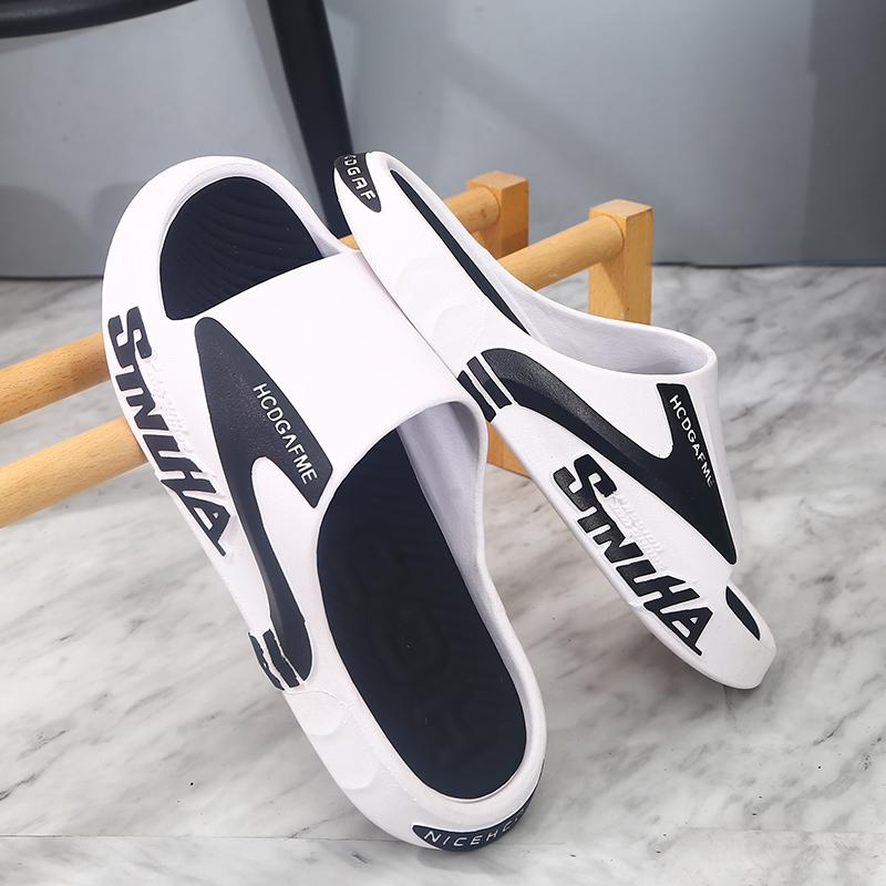 

Новые летние супер мягкие уличные тапочки с полиуретановой стелькой мужские и женские нескользящие сандалии парная обувь 40-41