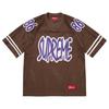 Supreme Reflective Football Jersey Brown