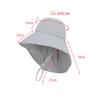 Summer Outdoor Large-Brim Sunshade Hat Women's Quick-Drying Waterproof Shawl Neck Protection Basin Breathable Fisherman Hat