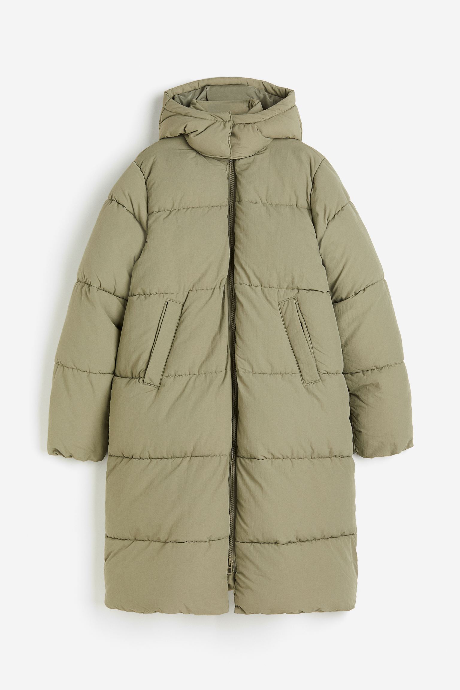 

Длинный пуховик