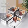 ZISIZ Stainless Steel Rectangular Food Pan