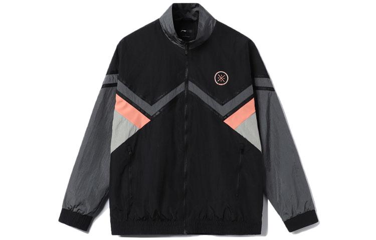 Li Ning Jackets Men s Black Stand Collar Moderate Other AJDR375-1 M
