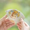 Plant Ash Huanxi Han Cat Justice Cup Single Ceramic Women'S Tea Water Separator Kung Fu Tea Ceremony Tea Set Spare Parts