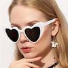 20pcs 10 Pairs of Black Heart Shaped Glasses+10 Pairs of White Heart Shaped Glasses Wedding Party  Bachelor Party