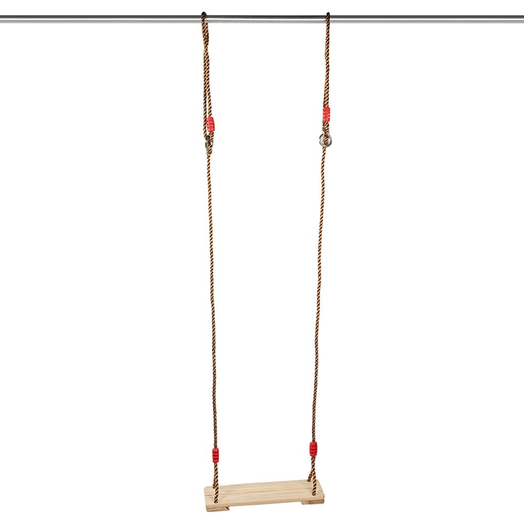 AdultChildren Wooden Swing Hanging Seat Amusement Equipment Accessory for Indooroutdoor