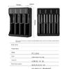 2/4 Slots Universal 5V 1A Battery Charger for 18650 18500 16340 14500 26650 Rechargeable Lithium Battery USB Charging Adapter