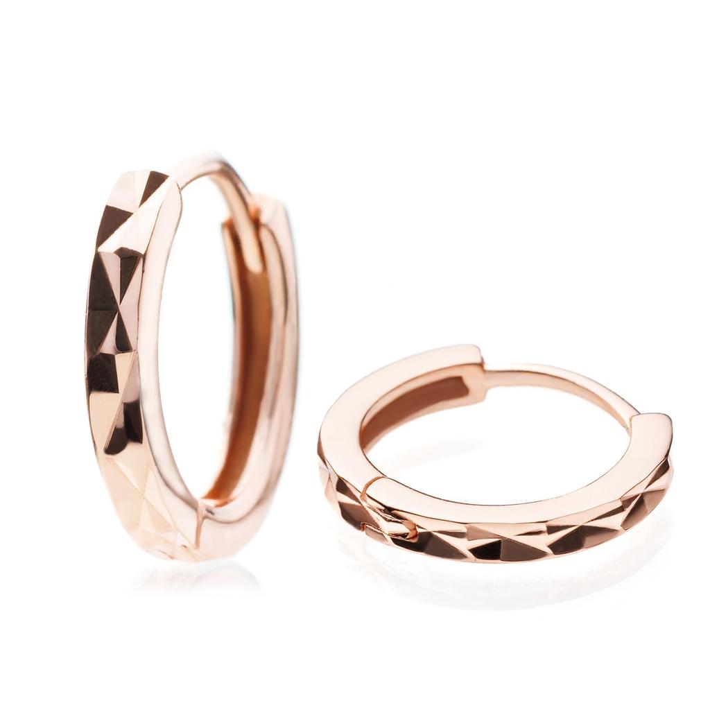 Earrings that can be worn all the suitable for metal for women and ring hoop pink gold [Berimo] time, allergies, men, earrings, earrings, simple,