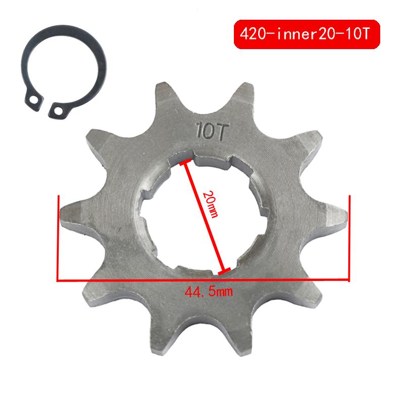 Motorcycle 420 17mm 10 11 12 13 14 15 16 17T Front Engine Sprocket For Dirt Pit Monkey Dax Bike Go Kart ATV Quad Motocross