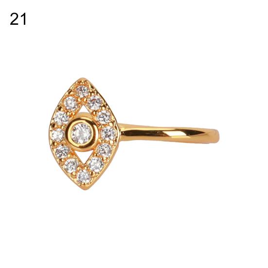 Nose Piercing Clip Eye Catching U Shape Copper Cubic Zirconia Multi Style Shiny Ear Cuffs Nose Stud for Daily Wear