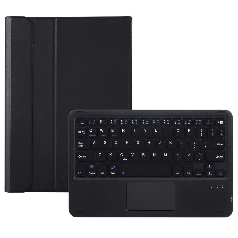

AV11-A For vivo Pad Leather+TPU Case with Touchpad Bluetooth-compatible Keyboard Black