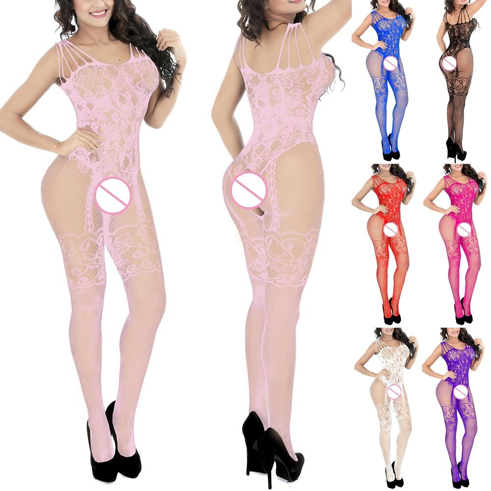 Body Stocking Lingerie Club Underwear Mesh Net Dress Sleepwear Playsuit