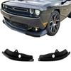 Black Front Bumper Lip Splitter Protector Cover Trim For Dodge Challenger 2015+