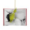 Charming Cartoon Acrylic Grinch Double-sided Christmas Tree Ornament For Festive Car Decor