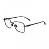 Eyeglasses Square Full Rim Matte Black Frame And Clear Demol