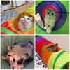 Pet Cat Tunnel Toys Foldable Pet Kitty Training Interactive Fun Toy For Cats Rabbit Small Animal Play Tunnel Tube
