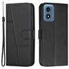 For Motorola Moto E14 4G/G04 4G/G04s 4G/G24 4G Case Wallet Calf Texture PU Leather Stand Phone Cover