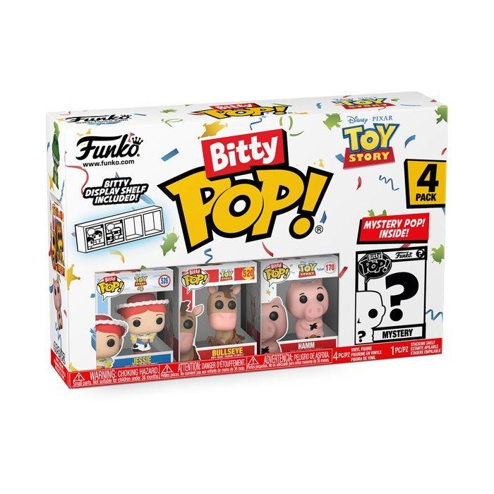Figurines funko bitty pop - funko - toy story jessie - pack de 4 - haute qualité - garantie 2 ans