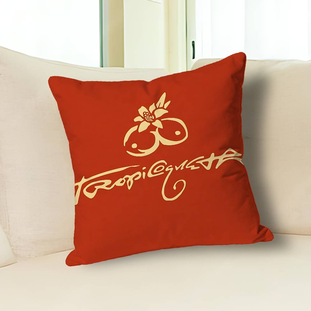 K-Karol G Tropicoqueta Various Sizes Square Pillow Case For Car Home Bedchamber Decor Custom Valentine gift