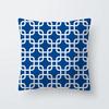 Nordic Geometric Navy Blue Cushion Covers Polyester Modern Deep Blue Pillow Case Livingroom Decorative Sofa Throw Pillows Cover