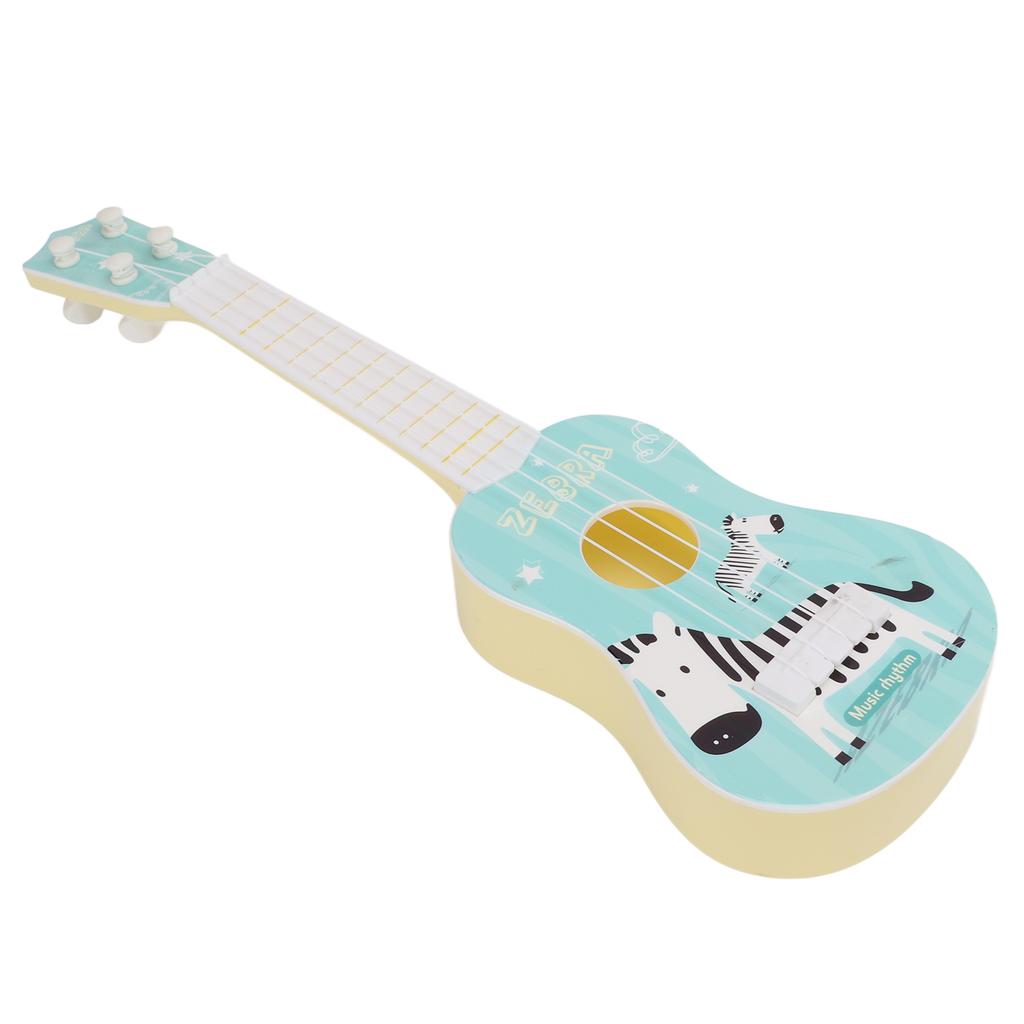 Ukulele Guitar Toys Plastic Ukuleles Musical Instrument Toy with 4 Strings for KidsBlue