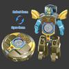 Deformation Robot Fingertip Gyro Decompression Toy Creative New Special Rotating Cool Deformation Gyro