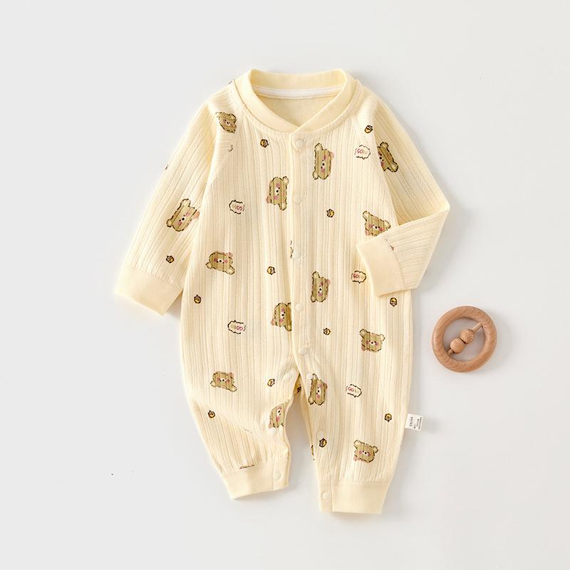 

Новый хлопковый детский комбинезон 2025 года для весны, осени и зимы - Новорожденный Малыш Нижнее белье 59