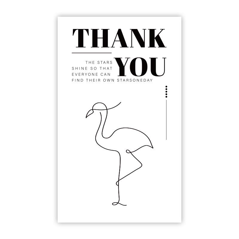 50-pack Airplane-Themed Thank You Box Sealing Stickers for Packaging and Decoration