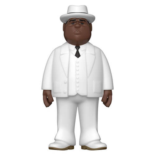 ידוע לשמצה BIG Biggie White Suit ויניל זהב